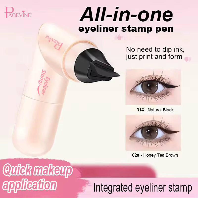 Stylo Eyeliner Stamper Rotatif 2-en-1