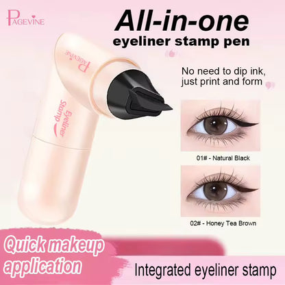 Stylo Eyeliner Stamper Rotatif 2-en-1