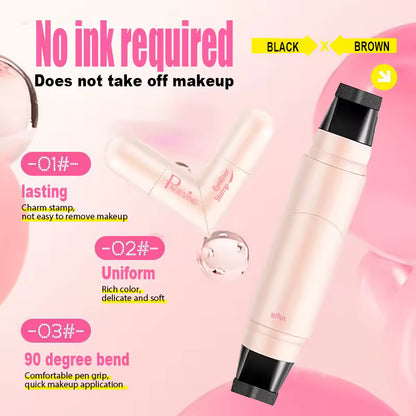 Stylo Eyeliner Stamper Rotatif 2-en-1